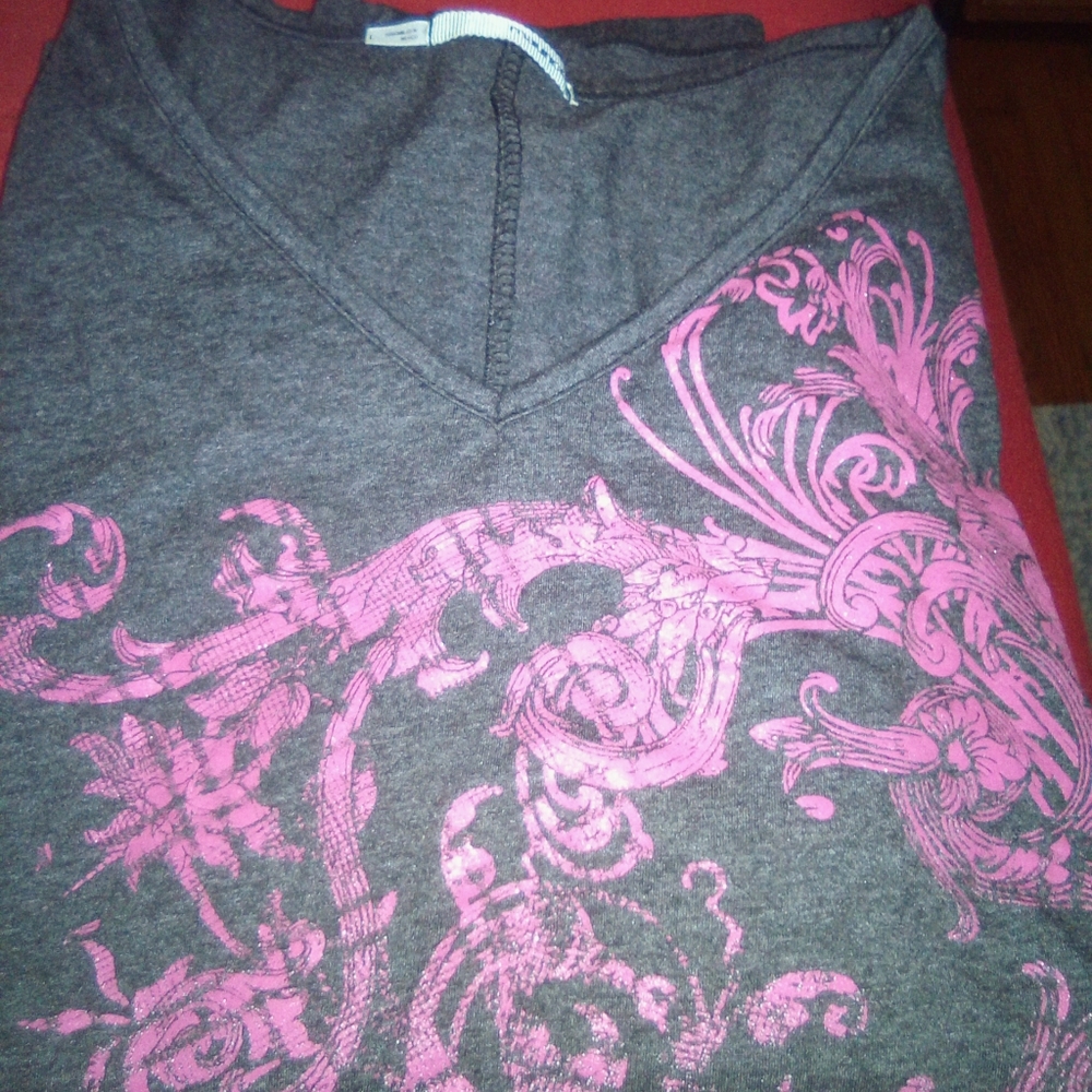 Women's long sleeve touched sides shirt